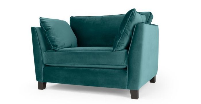 Кресло-кровать Wolsly бирюзовое  - купить Интерьерные кресла по цене 51600.0