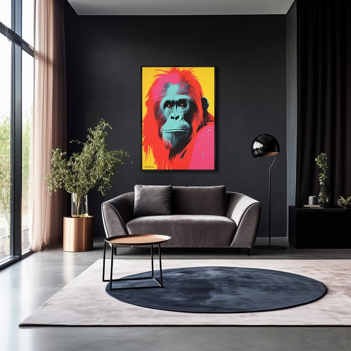 Репродукция картины Vibe collection, Orang Utan, No 1, 2024г. - лучшие Картины в INMYROOM