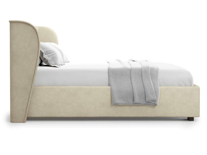Кровать Tenno без подъемного механизма 140х200 бежевого цвета - лучшие Кровати для спальни в INMYROOM