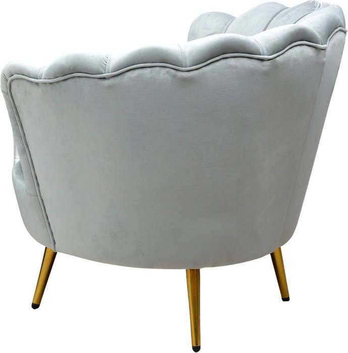 Кресло Флоренция серого цвета - купить Интерьерные кресла по цене 37097.0
