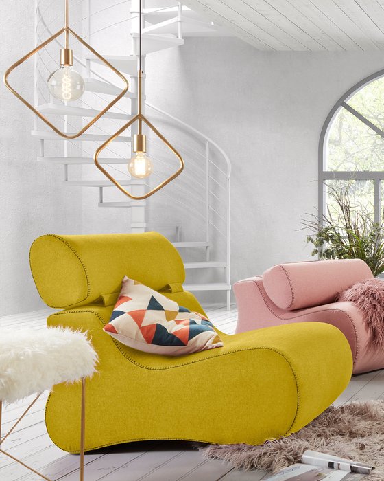Кресло Club желтого цвета - купить Интерьерные кресла по цене 95990.0
