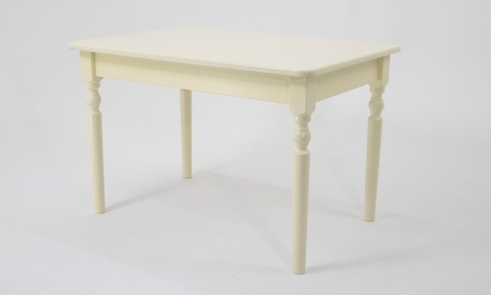 Обеденный раскладной стол Верди цвета слоновая кость - лучшие Обеденные столы в INMYROOM