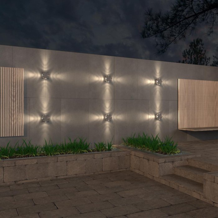 Архитектурная подсветка IP54 LED Novotech Calle 358938 - лучшие Настенные уличные светильники в INMYROOM