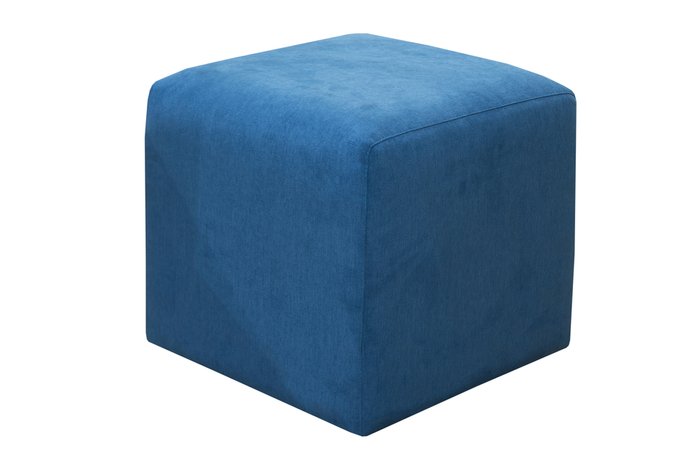 Квадратный пуф синего цвета - купить Пуфы по цене 5125.0