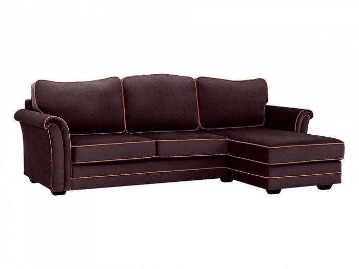 Угловой диван-кровать Sydney фиолетового цвета  - купить Угловые диваны по цене 173880.0