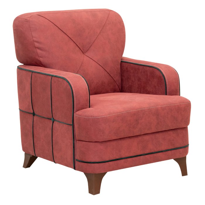 Кресло Черри красного цвета - лучшие Интерьерные кресла в INMYROOM