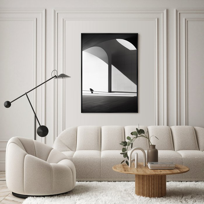 Репродукция картины Architecture, curves of arches, No 2, 2024г. - лучшие Картины в INMYROOM