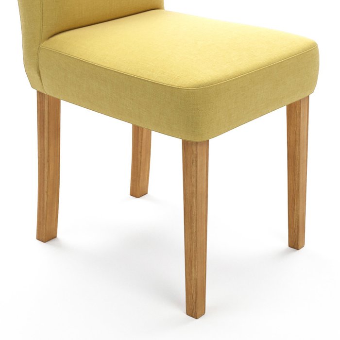 Стул Pola лимонного цвета - лучшие Обеденные стулья в INMYROOM