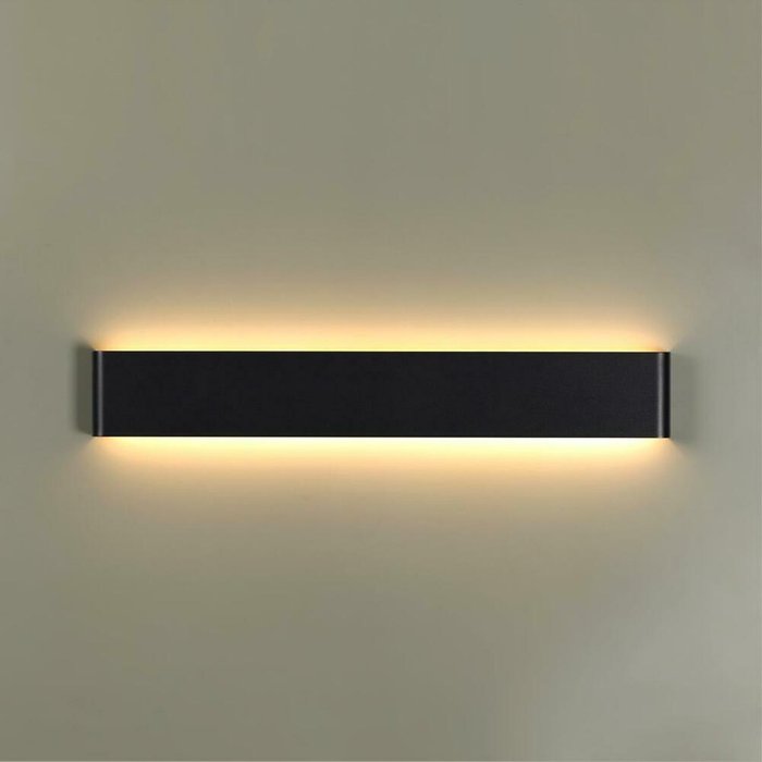 Светодиодный настенный светильник Framant S черного цвета - лучшие Бра и настенные светильники в INMYROOM