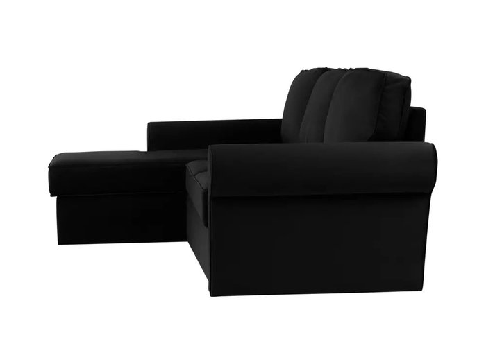 Угловой диван-кровать Murom черного цвета - лучшие Угловые диваны в INMYROOM