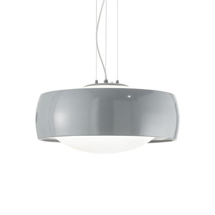 Подвесной светильник Comfort SP1 Grigio с белым плафоном Подвесной светильник Comfort SP1 Grigio с белым плафоном