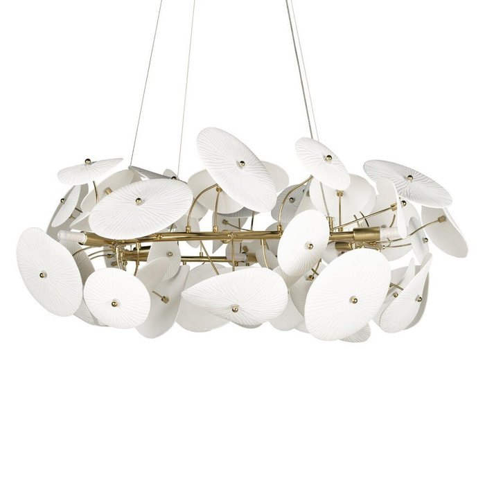 Подвесная люстра Paradise 10234/800 (керамика, цвет белый) - лучшие Подвесные люстры в INMYROOM Подвесная люстра Paradise 10234/800 (керамика, цвет белый) - лучшие Подвесные люстры в INMYROOM