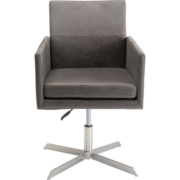 Кресло вращающееся New York серого цвета - купить Интерьерные кресла по цене 59490.0