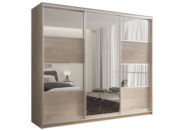 Шкаф-купе Кааппи-5 210 цвета Кастелло серый Шкаф-купе Кааппи-5 210 цвета Кастелло серый