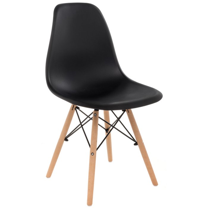 Стул обеденный черного цвета - купить Обеденные стулья по цене 2390.0