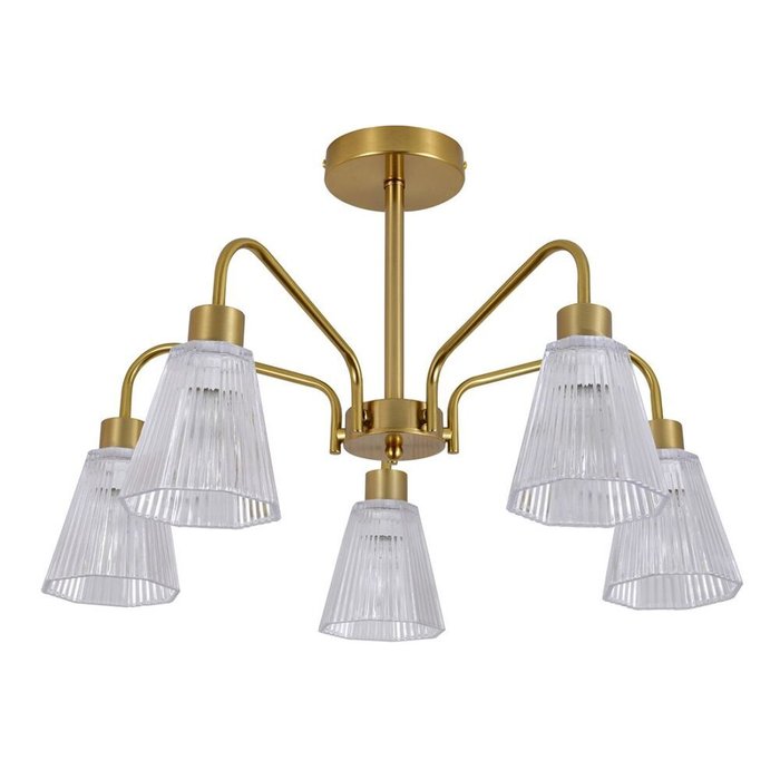 Люстра на штанге Berzelia ES0000028 (стекло, цвет прозрачный) - купить Подвесные люстры по цене 6110