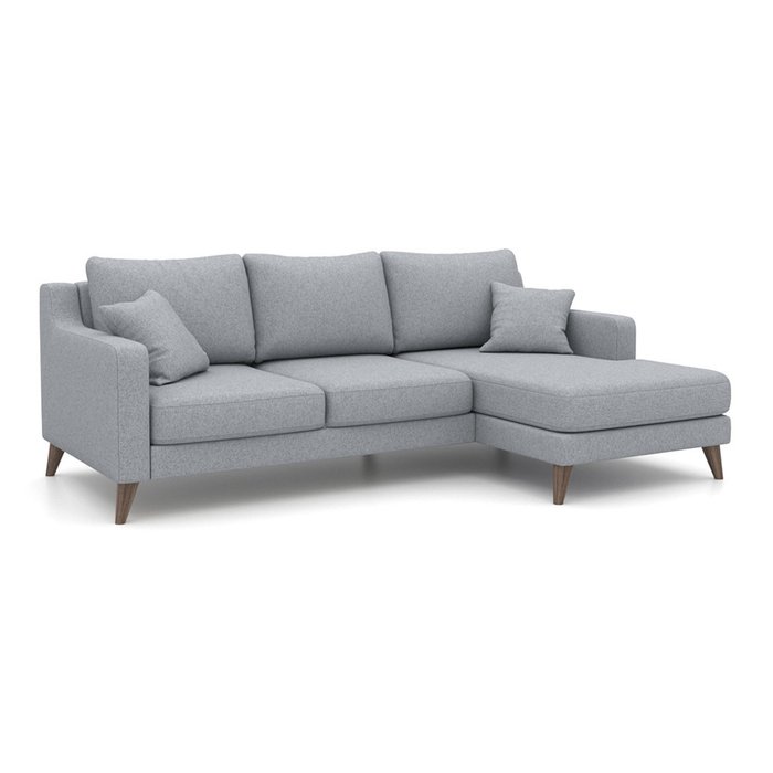 Угловой диван-кровать Mendini EKH серого цвета
