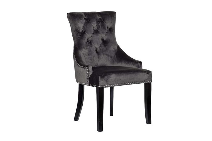Стул велюровый серый - купить Обеденные стулья по цене 6880.0