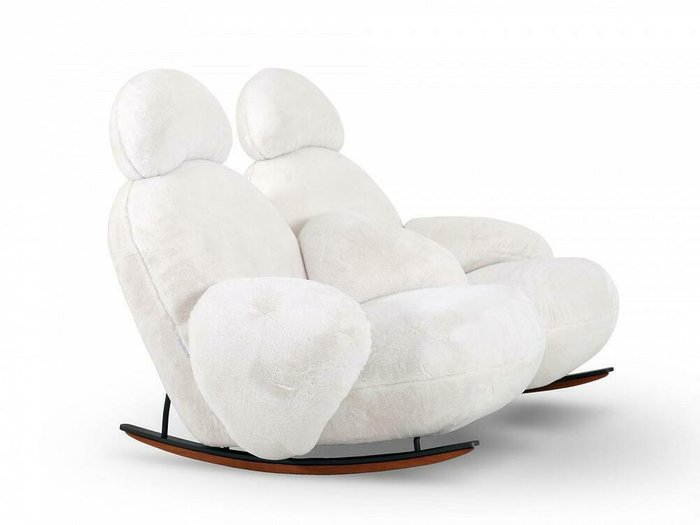 Кресло-качалка Double Space белого цвета  - лучшие Интерьерные кресла в INMYROOM