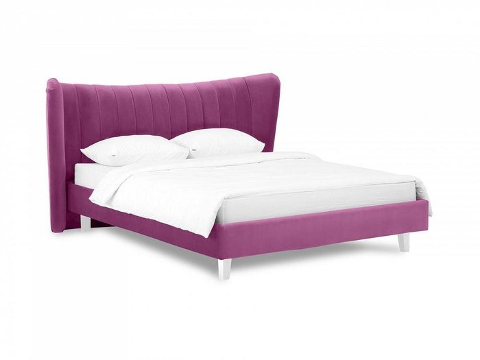 Кровать Queen Agata L 160х200 пурпурного цвета - купить Кровати для спальни по цене 50880.0