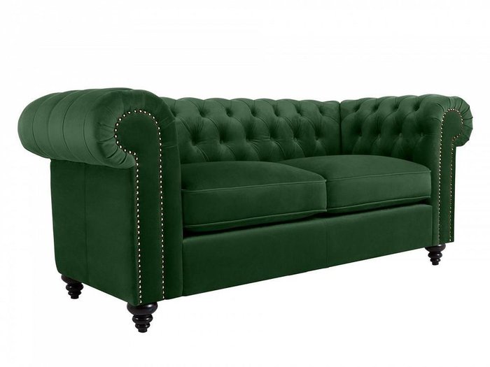 Диван Chester Classic зеленого цвета - купить Прямые диваны по цене 86940.0