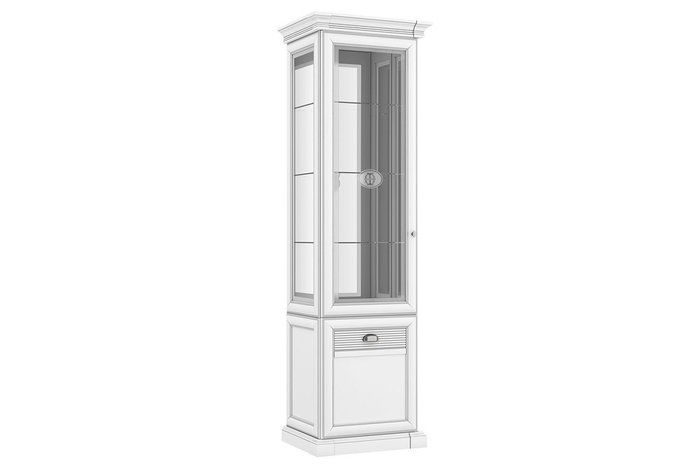Шкаф-витрина Изотта белого цвета - купить Шкафы витринные по цене 73579.0