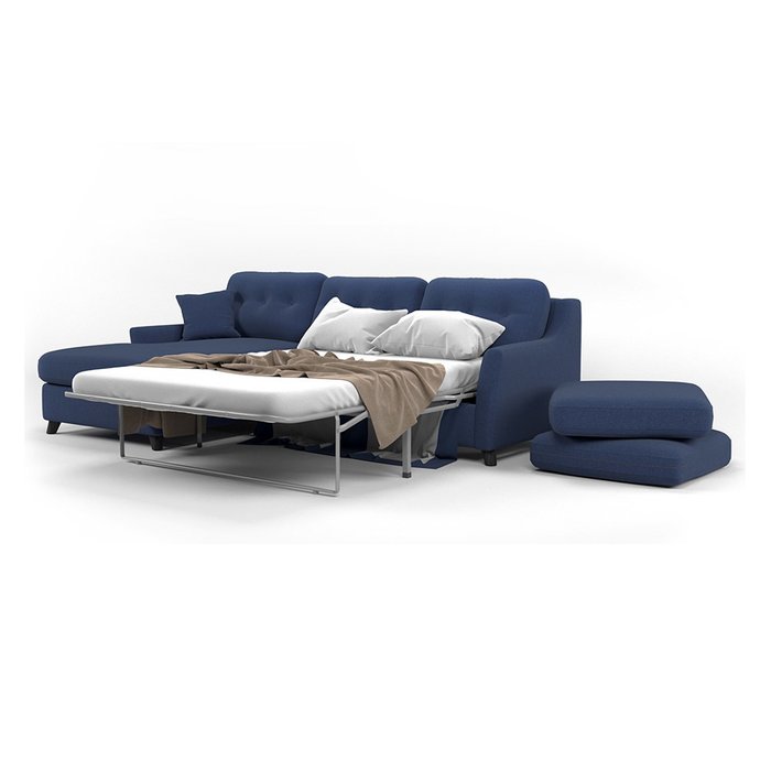 Диван-кровать Raf MT угловой синего цвета - купить Угловые диваны по цене 112400.0
