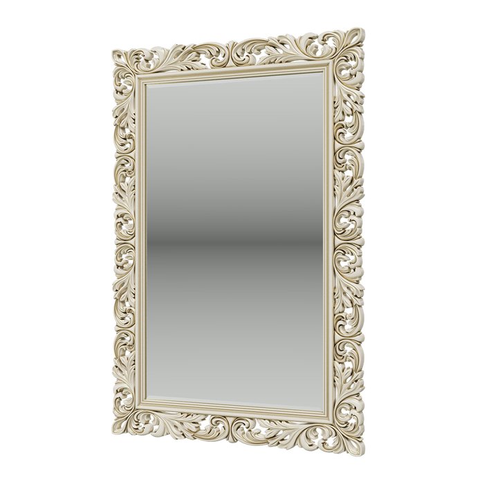 Настенное зеркало цвета слоновой кости - купить Настенные зеркала по цене 29498.0