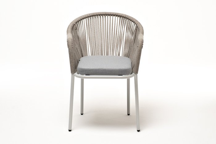 Стул Лион серого цвета - купить Садовые стулья по цене 21000.0