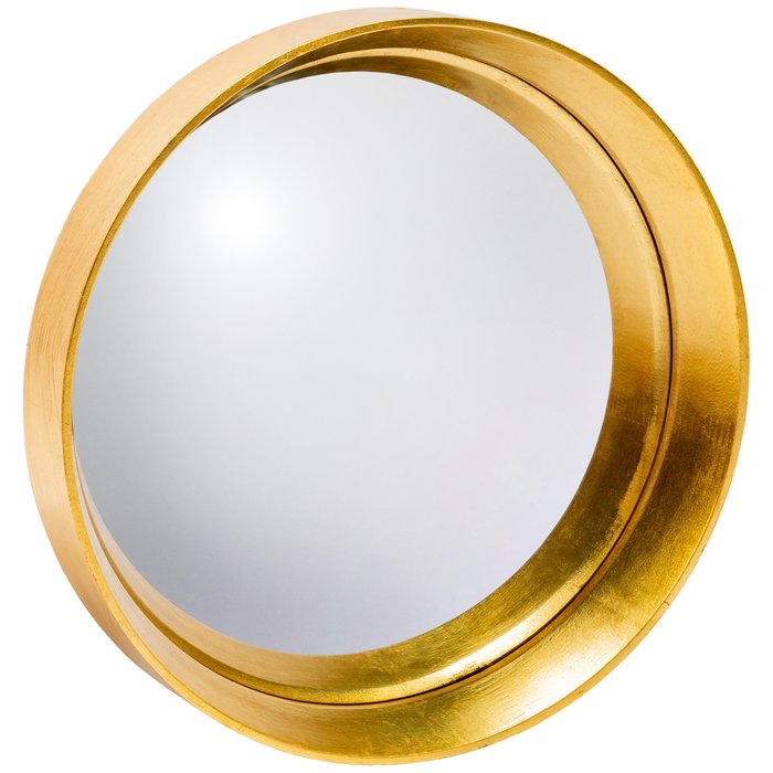 Настенное зеркало Хогард Голд M в раме золотого цвета - купить Настенные зеркала по цене 9900.0
