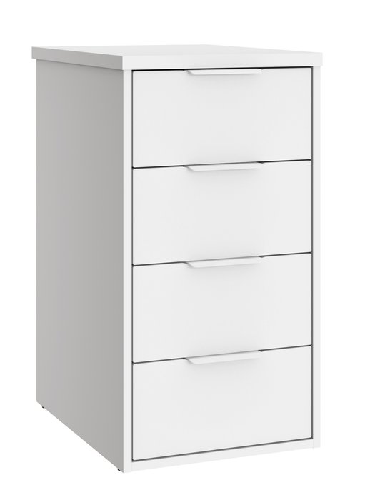 Тумба К-53 цвет белый структурный/меренга