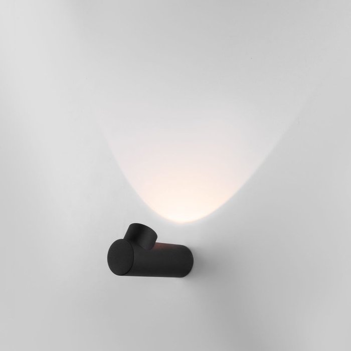 Уличный настенный светодиодный светильник Ray черного цвета  - купить Настенные уличные светильники по цене 3090.0
