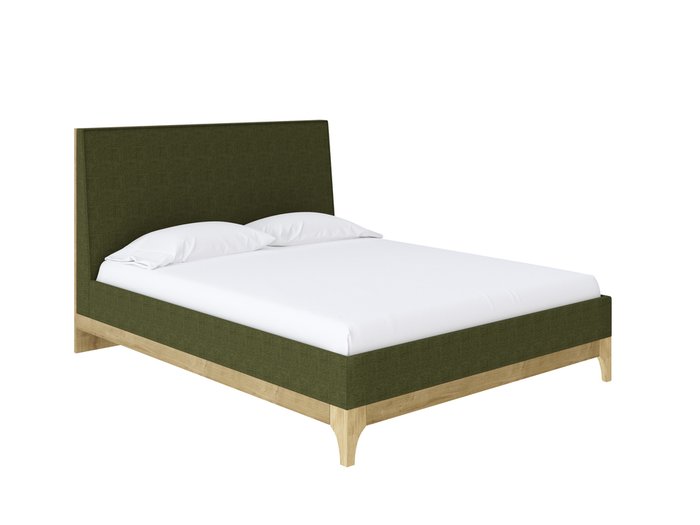 Кровать Odda 140х190 зеленого цвета