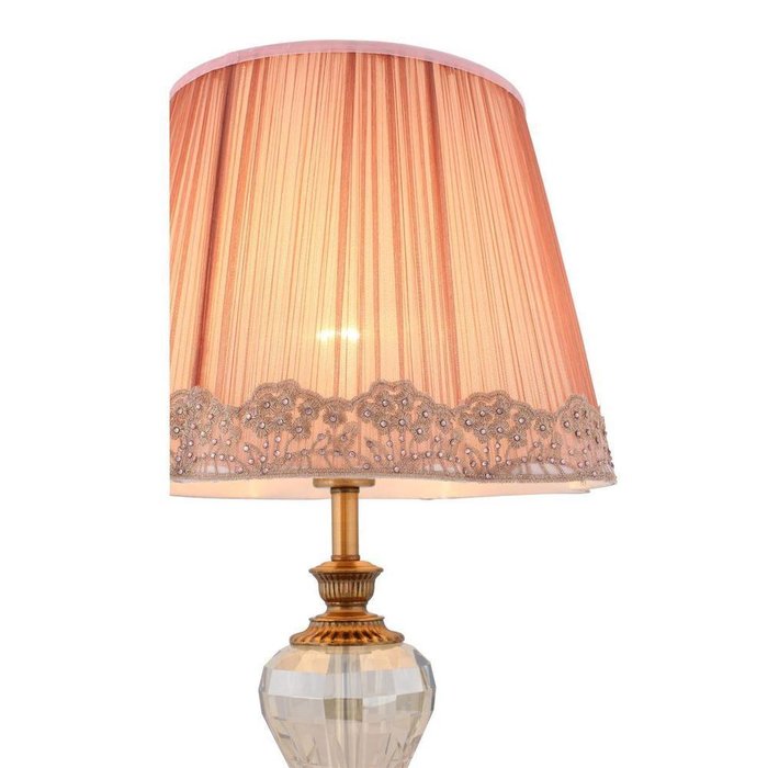 Настольная лампа Assenza с розовым плафоном - лучшие Настольные лампы в INMYROOM