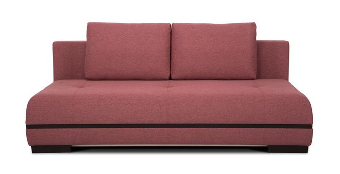 Прямой диван-кровать Марио светло-красного цвета