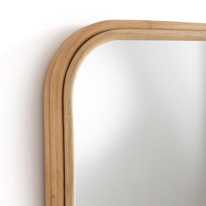 Настенное зеркало Nogu 60х90 бежевого цвета - лучшие Настенные зеркала в INMYROOM