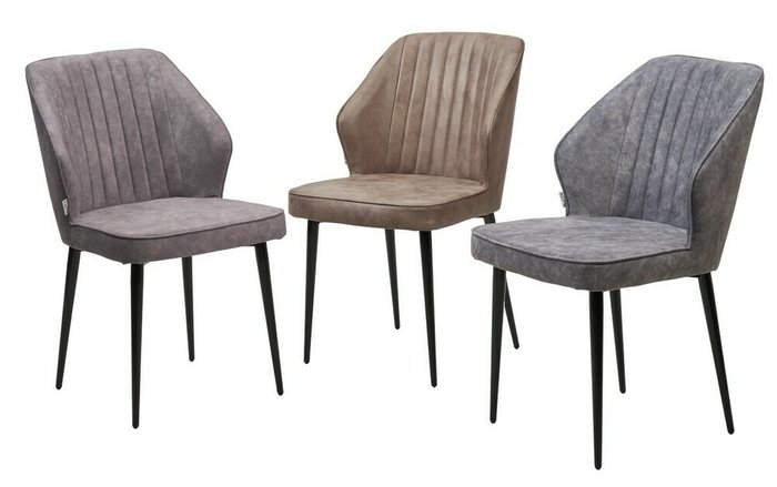 Стул Seattle-V серо-коричневого цвета  - лучшие Обеденные стулья в INMYROOM