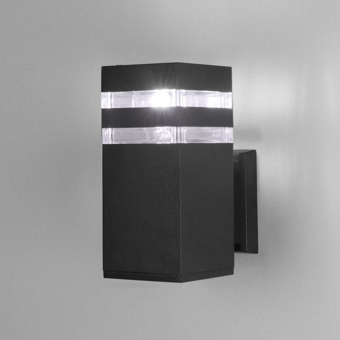 Уличный настенный светильник Arte lamp HEATHER A4413AL-1BK - купить Настенные уличные светильники по цене 1890.0