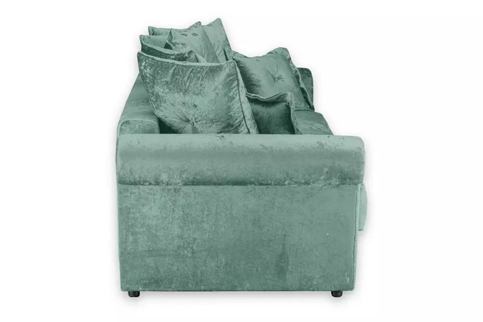 Диван-кровать Мерсер Премиум зеленого цвета - купить Прямые диваны по цене 145530.0