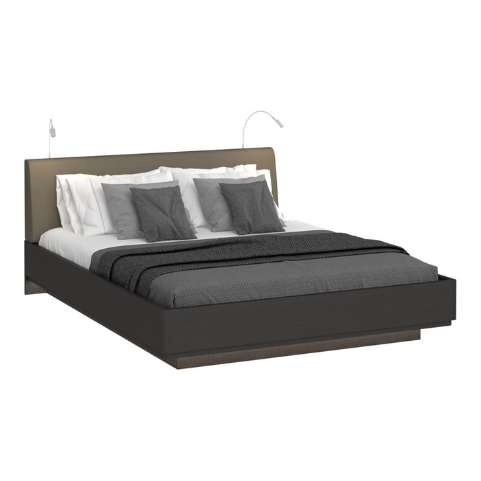  Двуспальная кровать с верхней и нижней подсветкой Элеонора 160х200 - купить Кровати для спальни по цене 131025.0