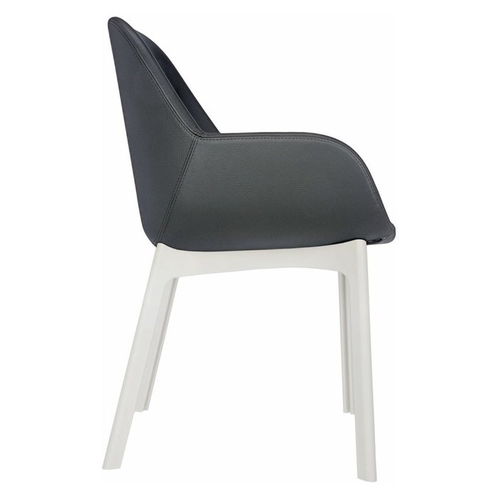 Стул Clap серо-белого цвета - лучшие Обеденные стулья в INMYROOM