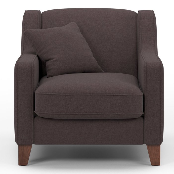 Кресло Halston ST темно-коричневого цвета - лучшие Интерьерные кресла в INMYROOM