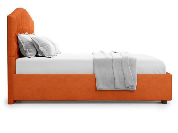 Кровать с подъемным механизмом Lugano 140х200 оранжевого цвета - лучшие Кровати для спальни в INMYROOM