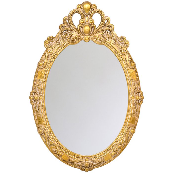 Настенное зеркало Пальметто в золотой раме