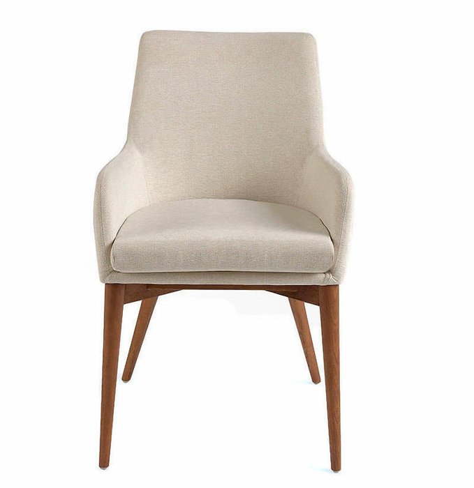 Кресло Espacio кремового цвета - купить Обеденные стулья по цене 69990.0