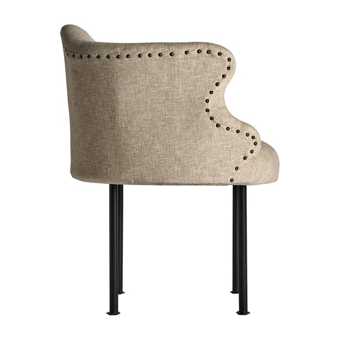 Кресло Crovie песочного цвета - лучшие Интерьерные кресла в INMYROOM