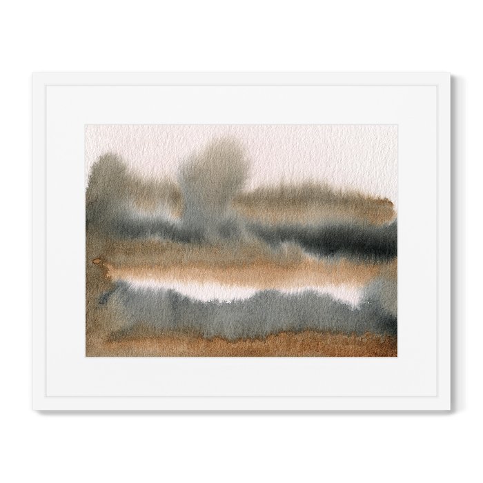 Репродукция картины в раме Lake in late autumn - купить Картины по цене 8199.0