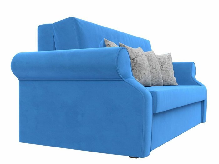 Диван-кровать Софт голубого цвета - лучшие Прямые диваны в INMYROOM