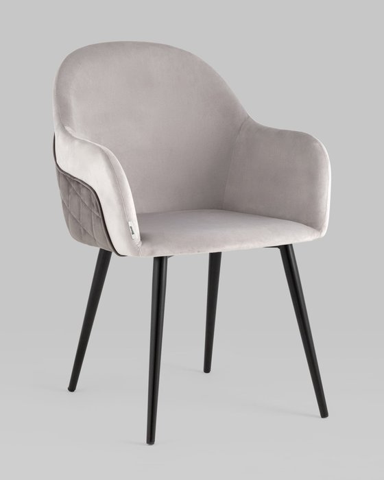 Стул Новел серого цвета - купить Обеденные стулья по цене 8990.0