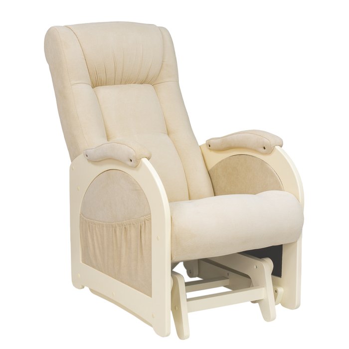 Кресло-глайдер для отдыха Модель 48 без лозы дуб/VeronaVanilla - купить Интерьерные кресла по цене 15337.0